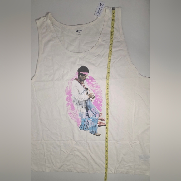 NWT Old Navy XXXL Jimi Hendrix Sea Salt Tank Top - Picture 10 of 10